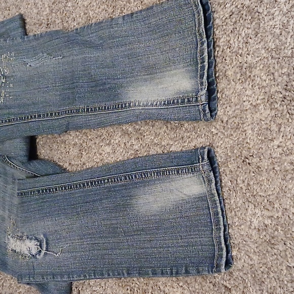 Girls Distressed Mudd Jeans Sz 16 - Picture 6 of 7